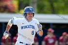 Baseball vs MIT  Wheaton College Baseball vs MIT during Semi final game of the NEWMAC Championship hosted by Wheaton. - (Photo by Keith Nordstrom) : Wheaton, baseball, NEWMAC